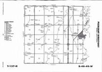 Pleasant Towndhip, Hickson, Oxbow, Red River of The North, Directory Map, Cass County 2007